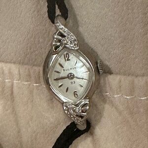 🩷1950s Bulova 10k RG Heart Women's Watch